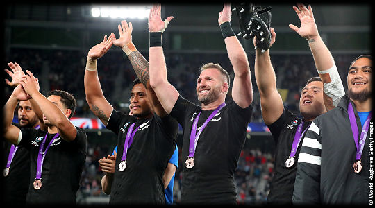 New Zealand v Wales All Blacks 3rd place winners RWC2019 Bronze Final